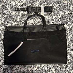 Versace Parfums Large Black Tote w/ crossbody strap!